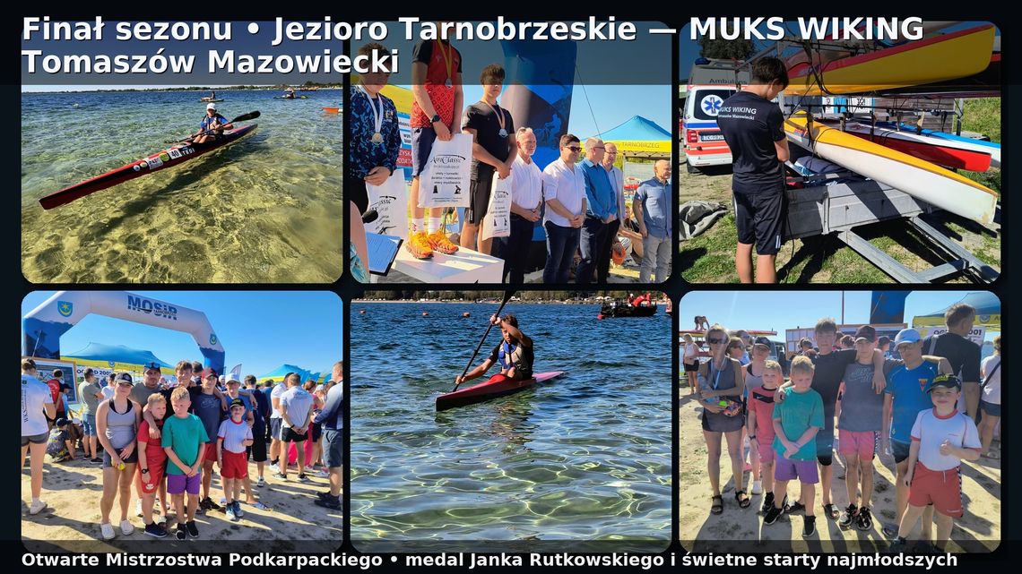Finał sezonu na Jeziorze Tarnobrzeskim. Wikingi z medalem!