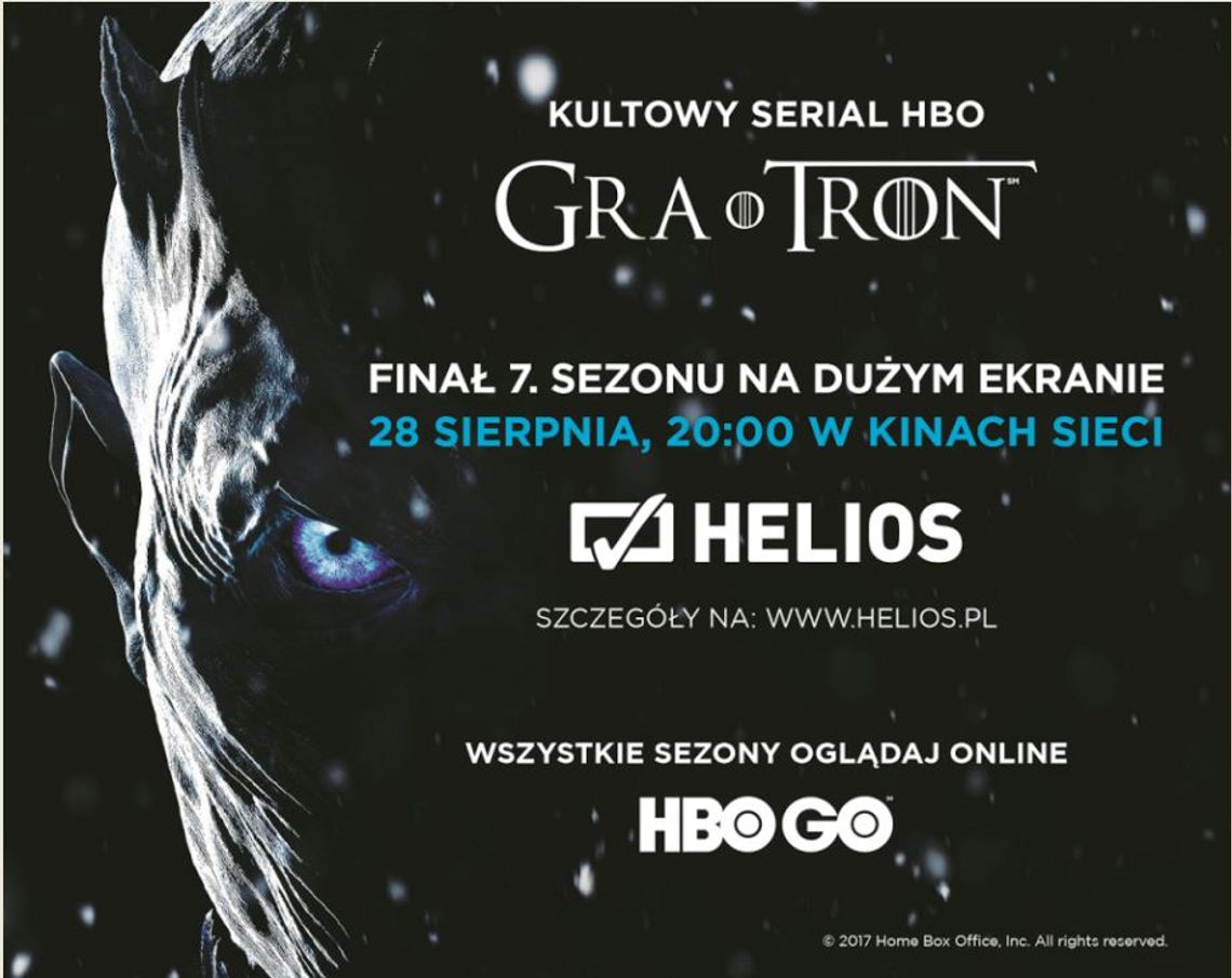 Finałowy odcinek 7. sezonu „Gry o Tron” w kinach Helios!