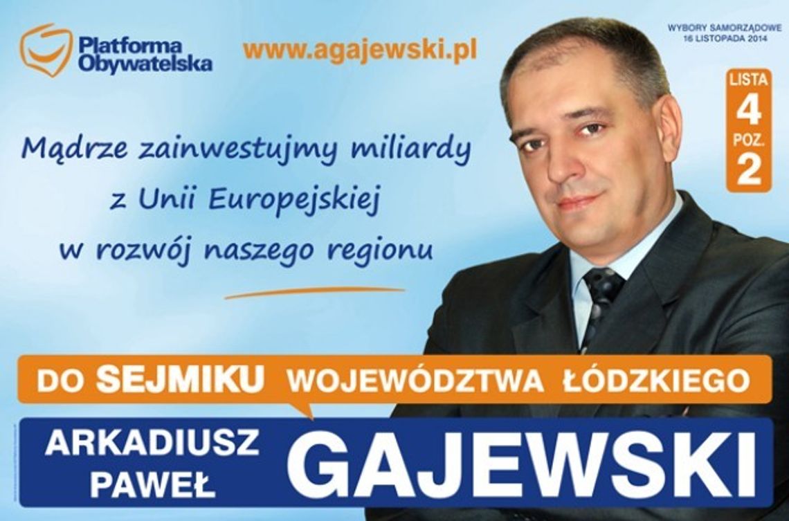 Gajewski jednak w Sejmiku