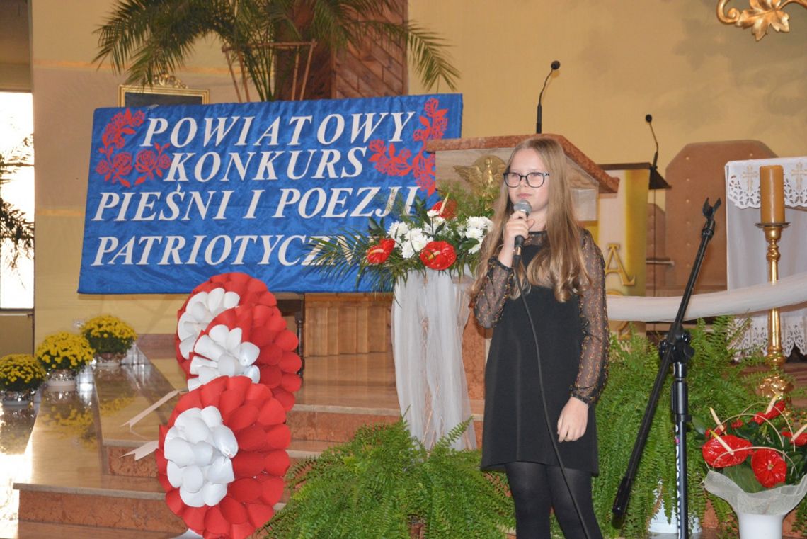 Gala Laureatów XV Powiatowego Konkursu Pieśni Patriotycznej