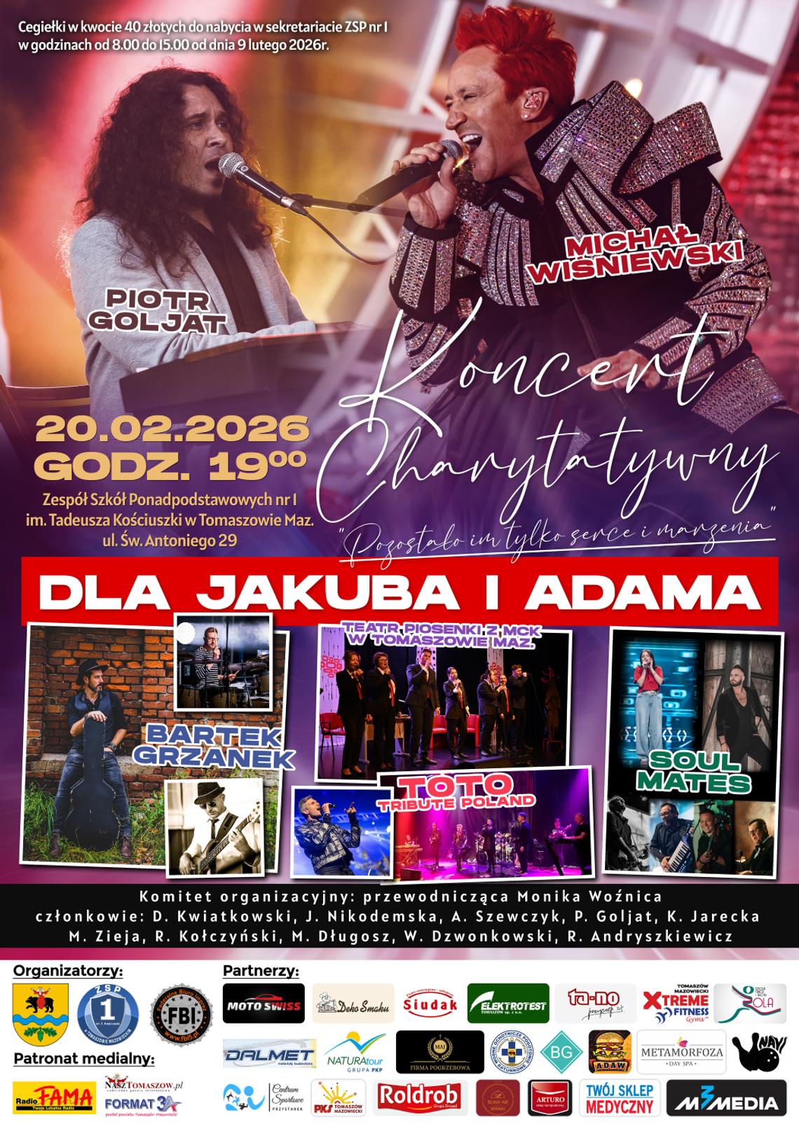 Gdy muzyka naprawdę pomaga. Tomaszów gra dla Jakuba i Adama