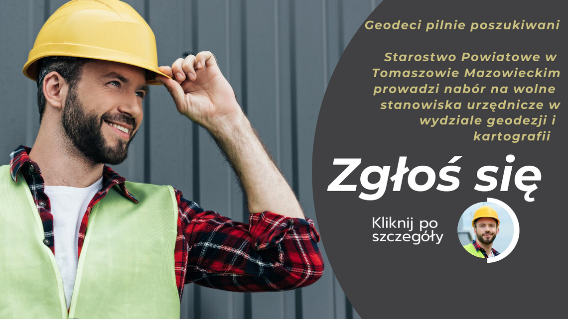 Geodeci pilnie poszukiwani