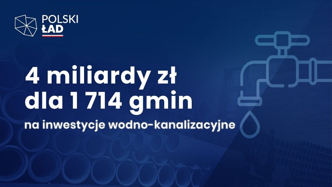 Gminy z powiatu tomaszowskiego otrzymają pieniądze na inwestycje wodno-kanalizacyjne