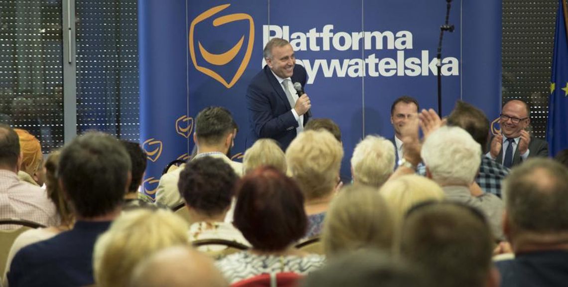 Grzegorz Schetyna w Tomaszowie