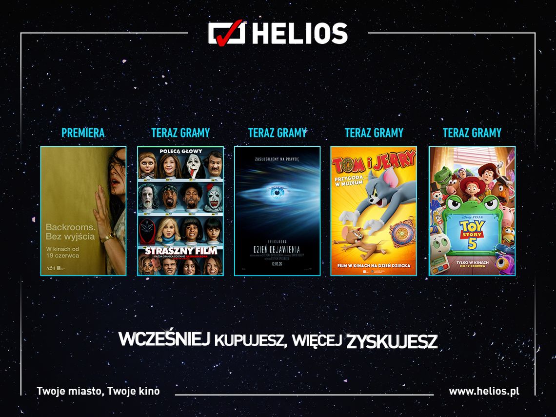 Helios otwiera lato. Horrory, animacje, kino autorskie i smoki HBO na wielkim ekranie Helios otwiera lato. Horrory, animacje, kino autorskie i smoki HBO na wielkim ekranie