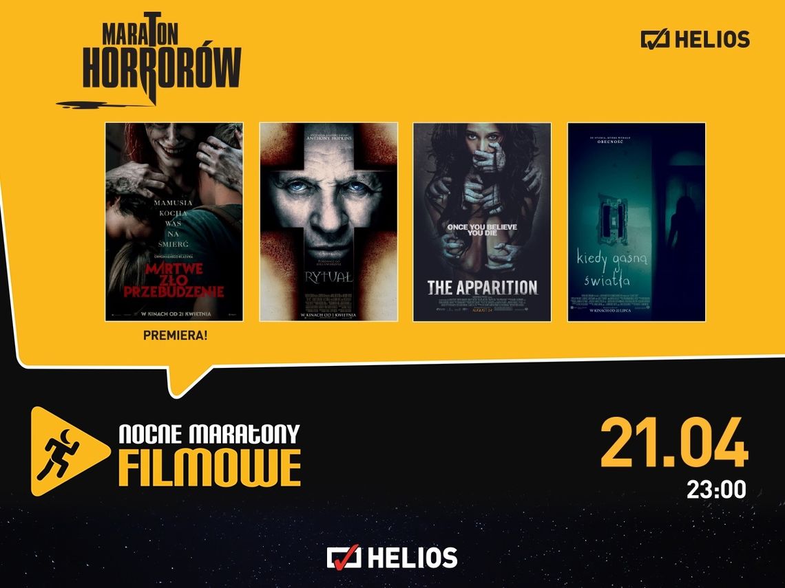 Helios prezentuje Maraton Horrorów