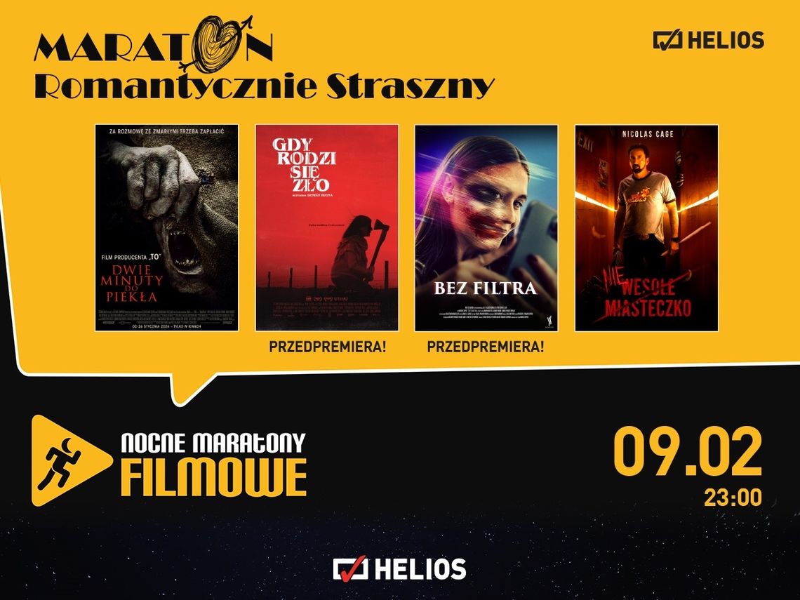 Helios prezentuje Maraton Romantycznie Straszny z horrorami w rolach głównych!