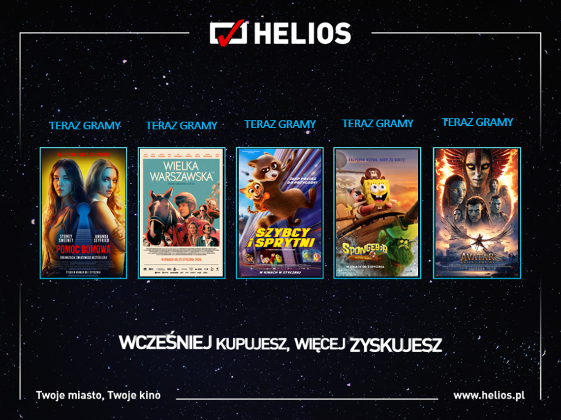 Helios prezentuje najnowszy repertuar