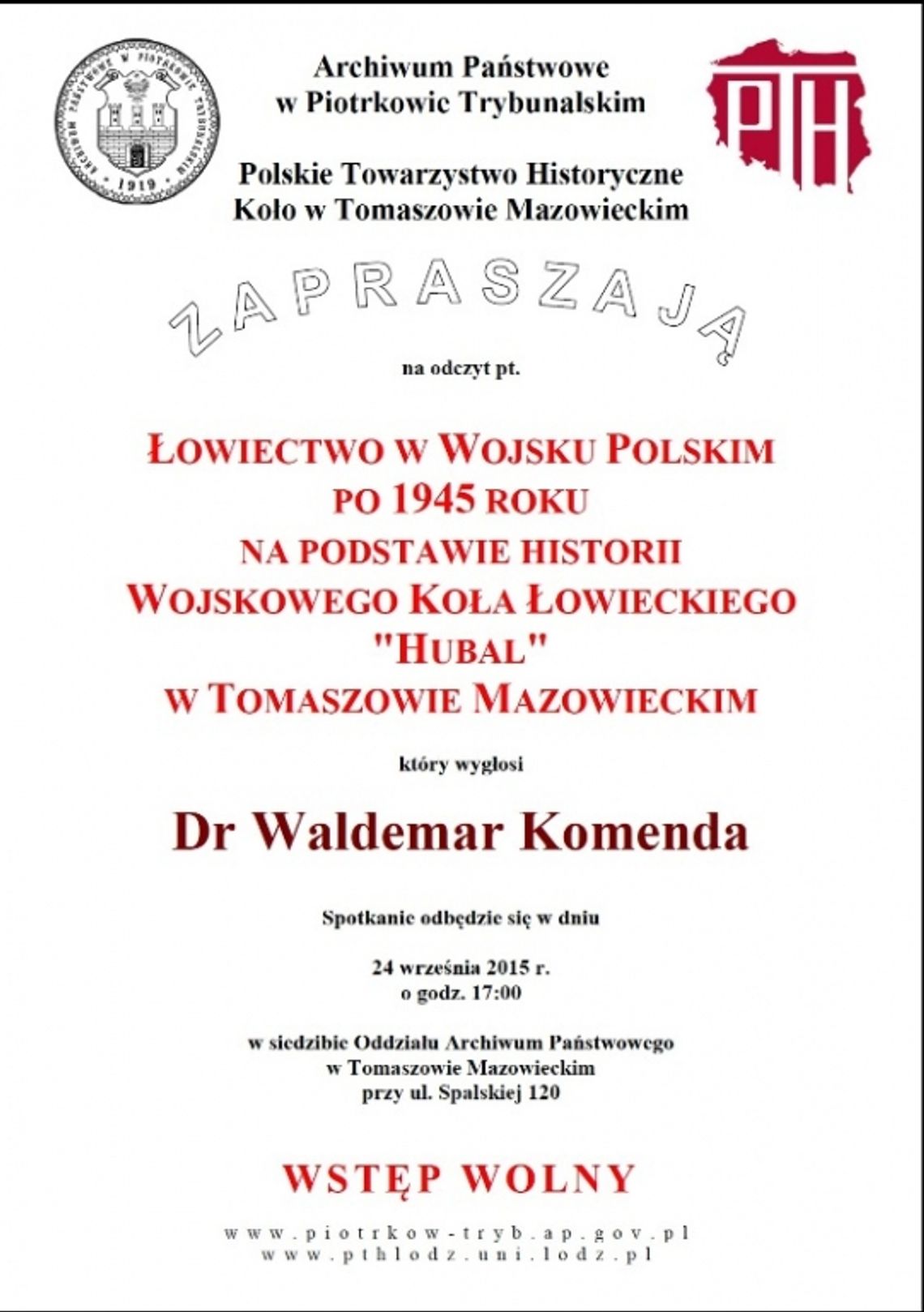 HISTORIA WOJSKOWEGO KOŁA ŁOWIECKIEGO &quot;HUBAL&quot;