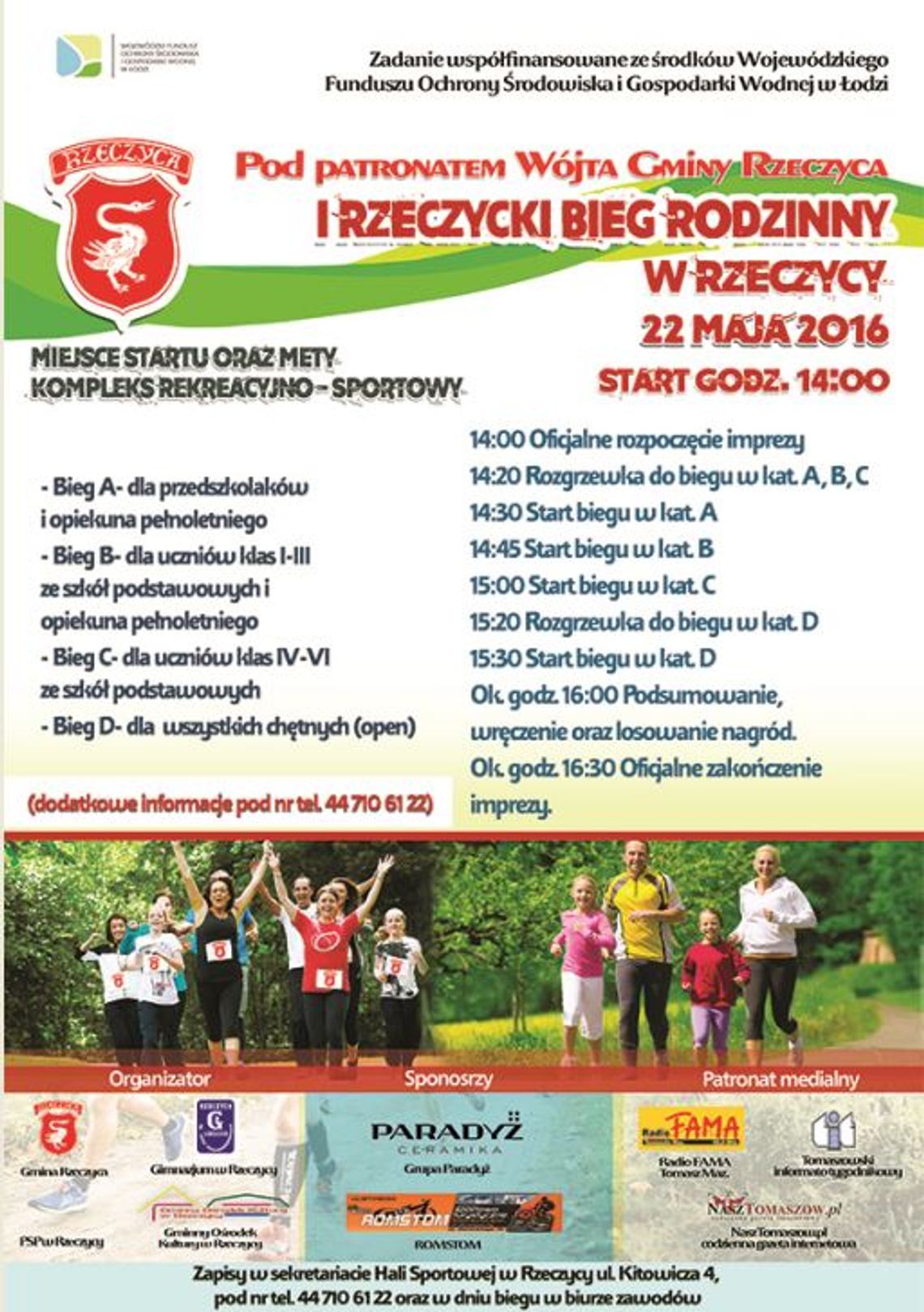 I Rzeczycki Bieg Rodzinny. I Rzeczycki Bieg Rodzinny.