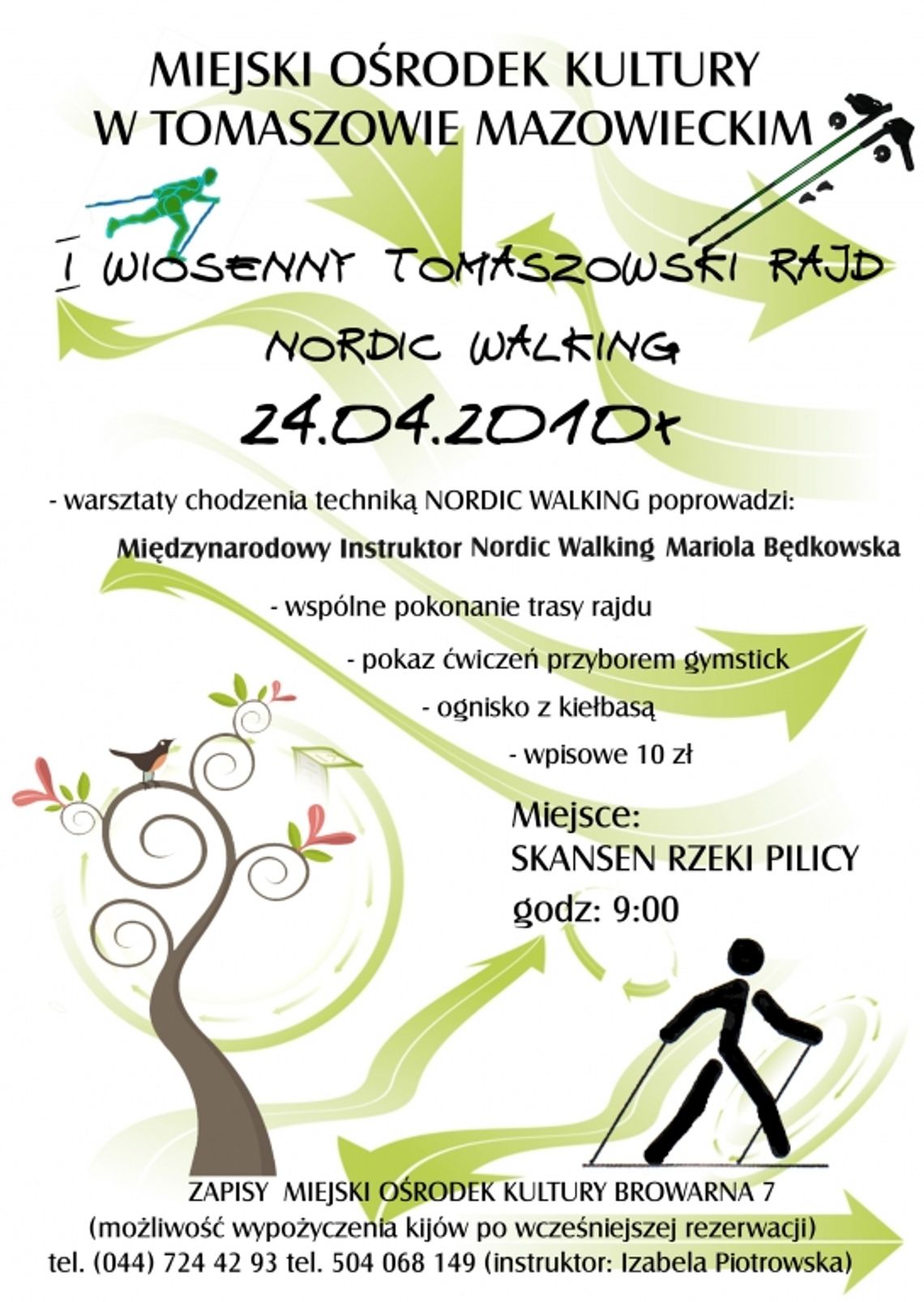 I Wiosenny Rajd Nordic Walking