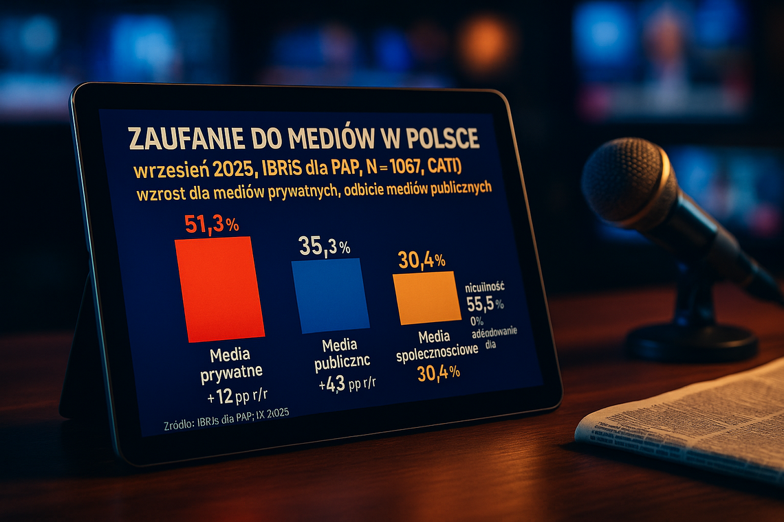 IBRiS dla PAP: rośnie zaufanie do mediów prywatnych IBRiS dla PAP: rośnie zaufanie do mediów prywatnych