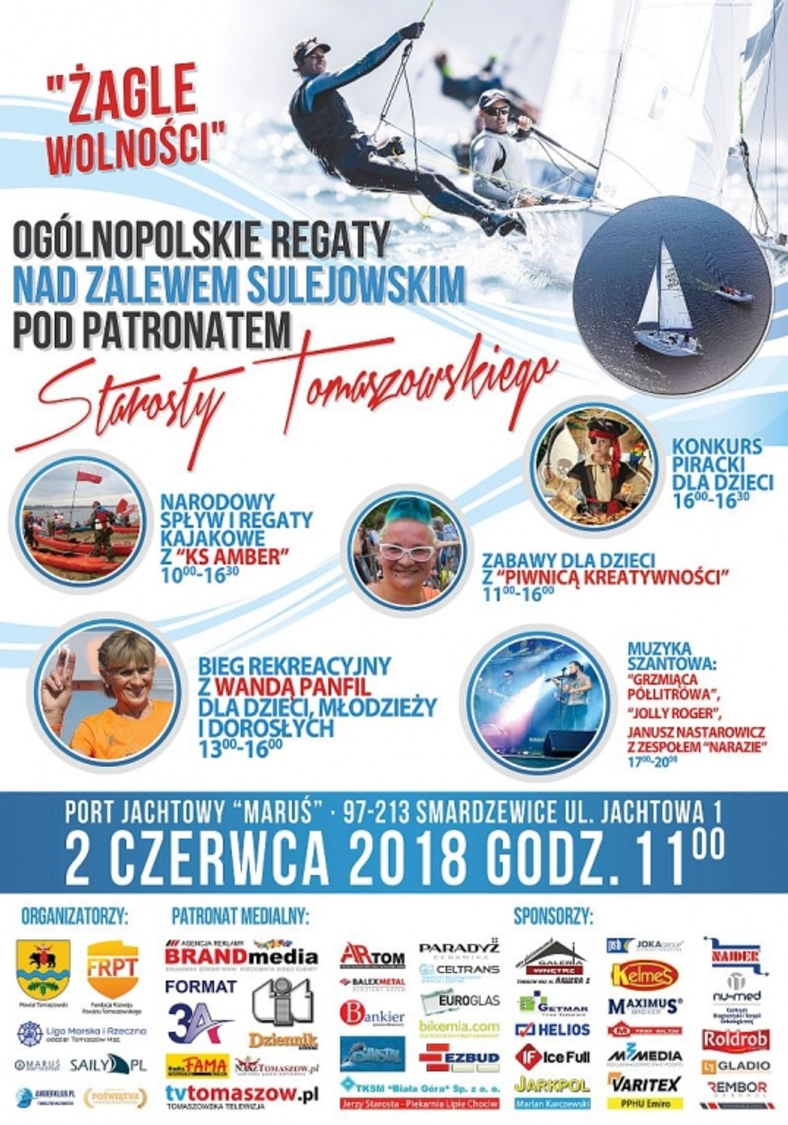 II Ogólnopolskie Regaty pod patronatem starosty tomaszowskiego - zaproszenie II Ogólnopolskie Regaty pod patronatem starosty tomaszowskiego - zaproszenie