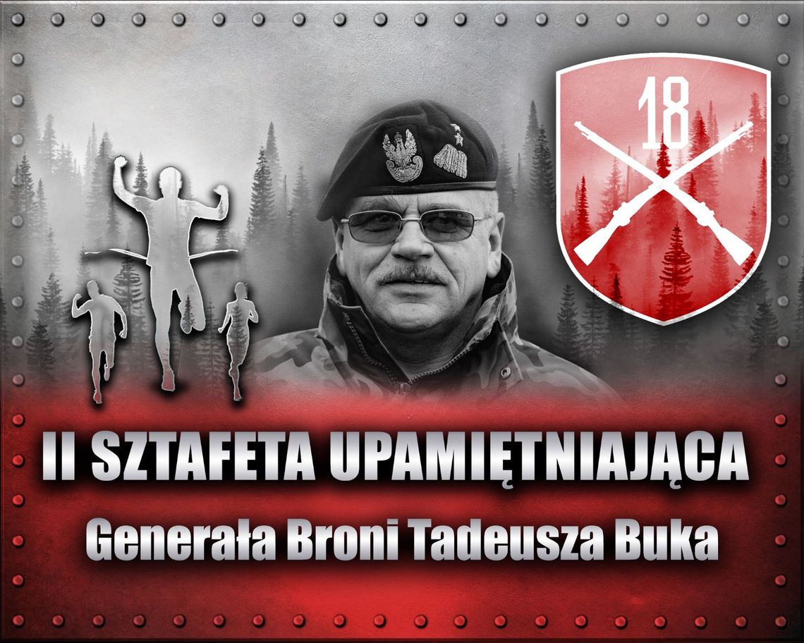 II Sztafeta upamiętniająca generała Tadeusza Buka