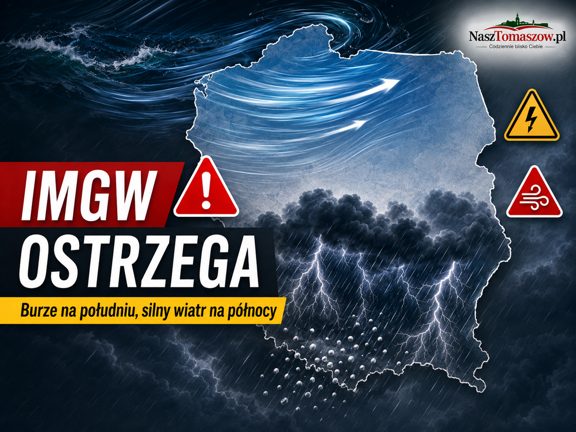 IMGW ostrzega: burze na południu, bardzo silny wiatr nad Bałtykiem. W Pomorskiem alert najwyższego stopnia