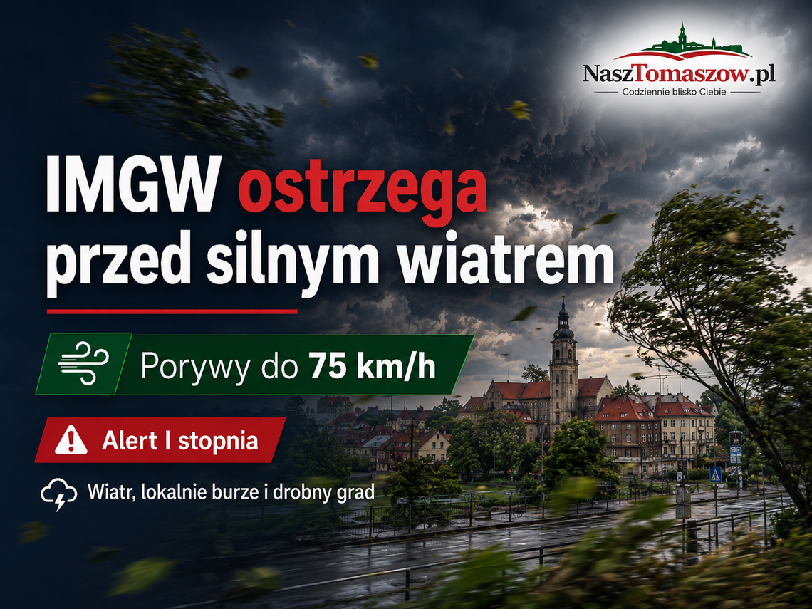 IMGW ostrzega przed silnym wiatrem. Alert także dla województwa łódzkiego IMGW ostrzega przed silnym wiatrem. Alert także dla województwa łódzkiego