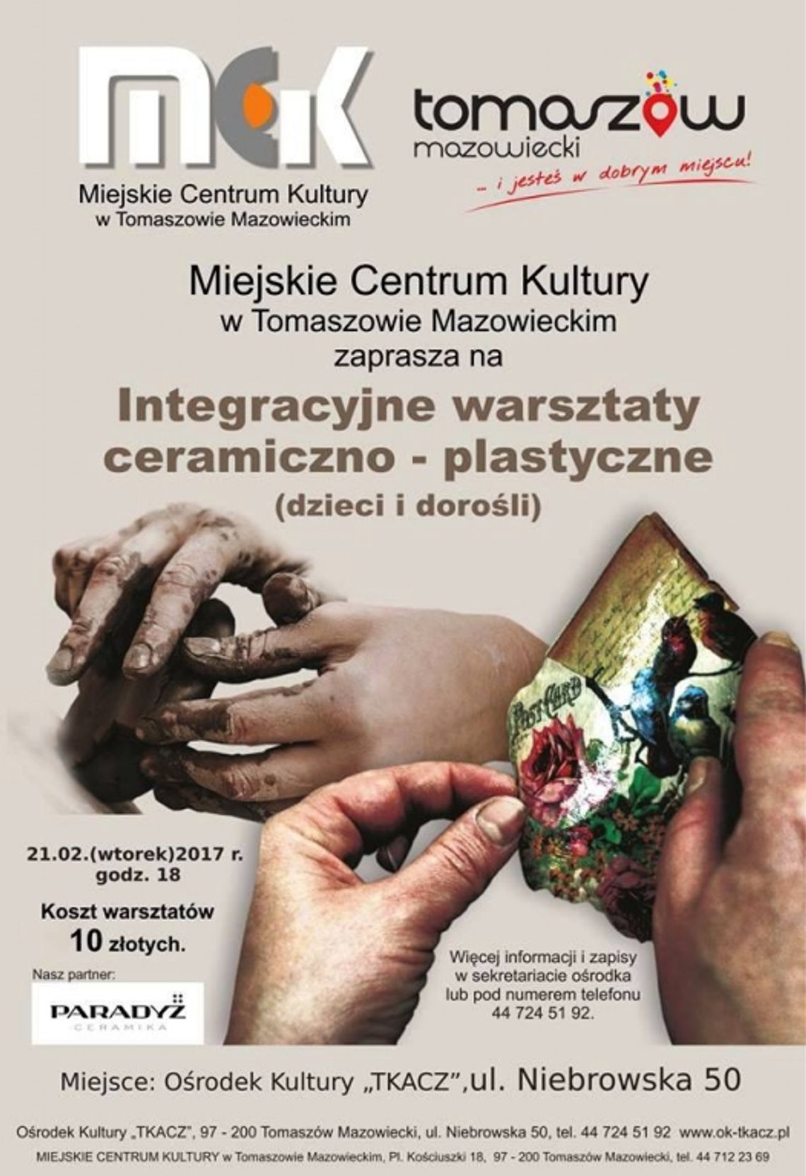 Integracyjne warsztaty ceramiczno-plastyczne
