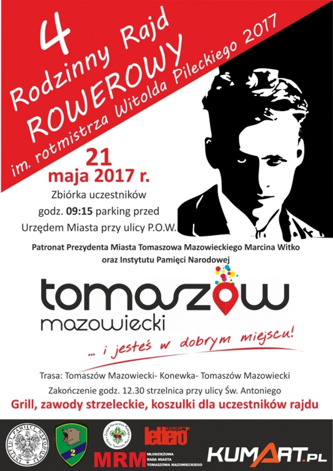 IV Rodzinny Rajd Rowerowy im. rotmistrza Witolda Pileckiego