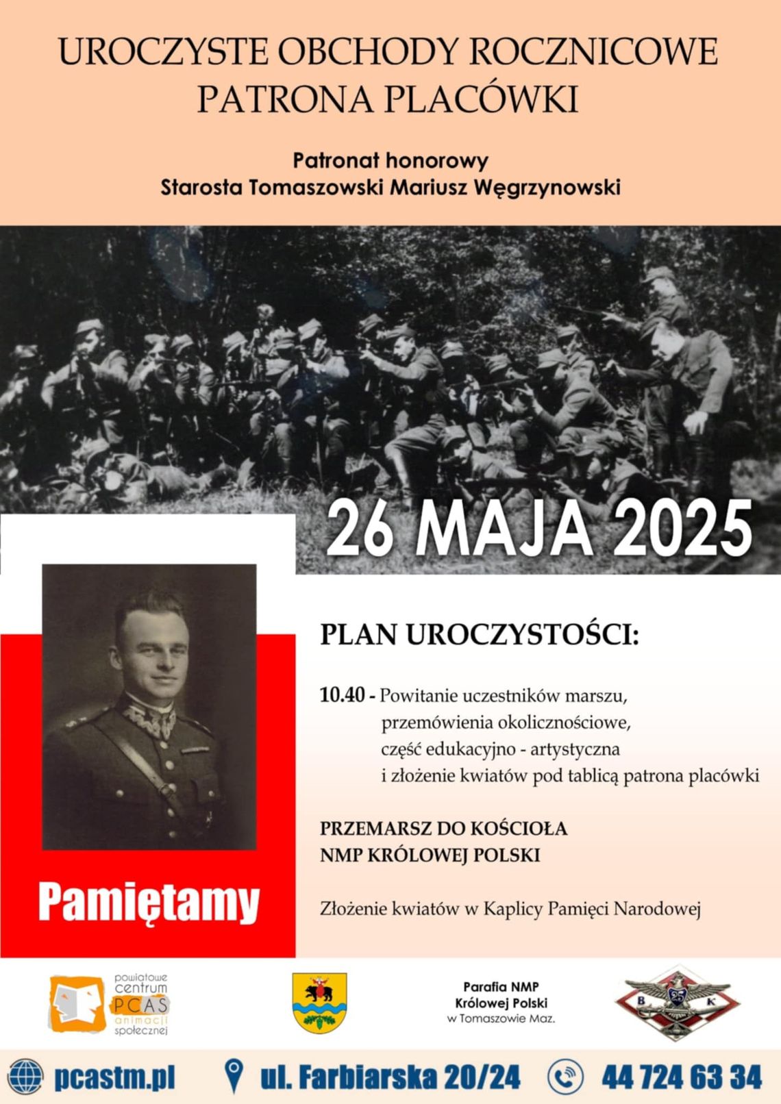 IV Tomaszowski Marsz Żołnierzy Wyklętych w PCAS-ie