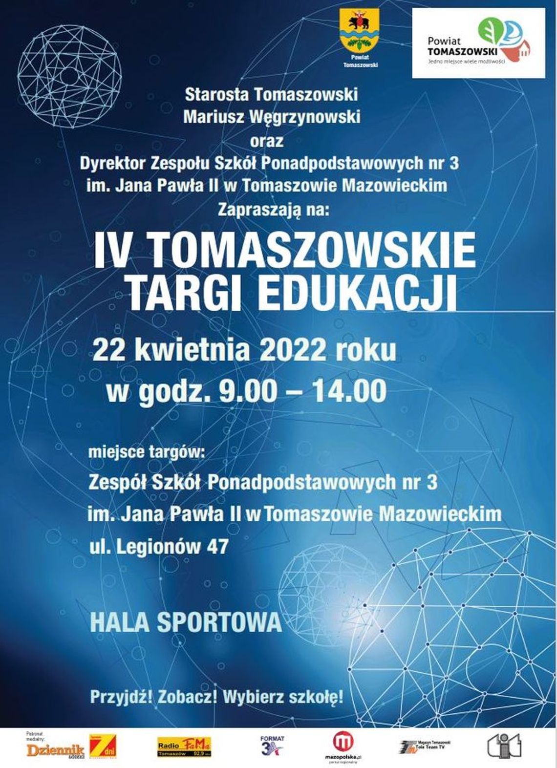  IV Tomaszowskie Targi Edukacji już 22 kwietnia 