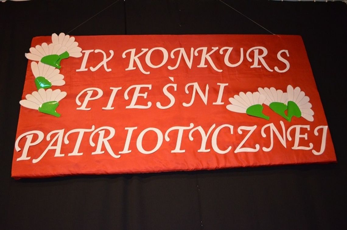 IX POWIATOWY KONKURS PIEŚNI I PIOSENKI PATRIOTYCZNEJ zorganizowany pod Honorowym Patronatem Prezydenta Miasta Tomaszowa Mazowieckiego