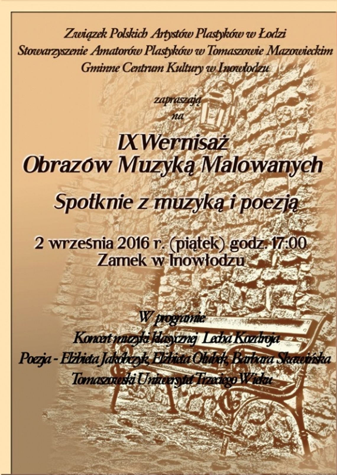 IX Wernisaż Obrazów Muzyką Malowanych IX Wernisaż Obrazów Muzyką Malowanych