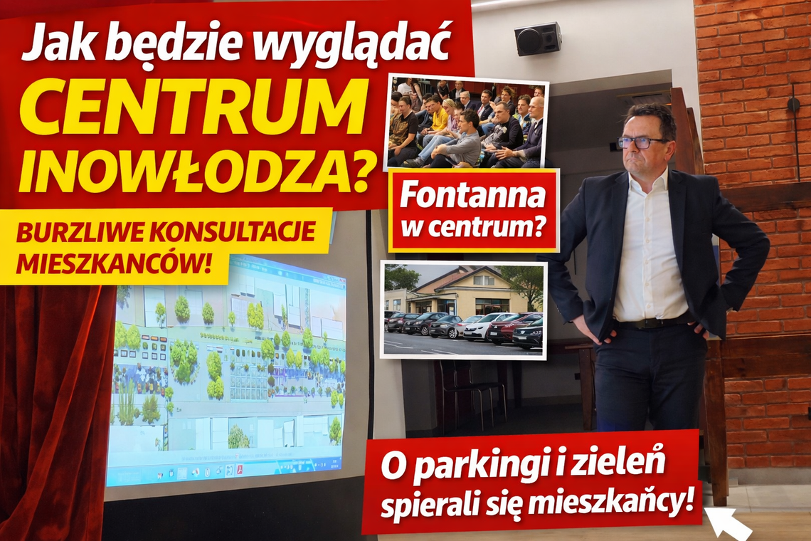 Jak będzie wyglądać centrum Inowłodza? Kolejne konsultacje i gorąca dyskusja mieszkańców