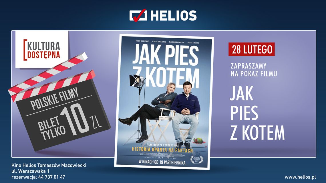 "Jak pies z kotem" seans z cyklu Kultura Dostępna "Jak pies z kotem" seans z cyklu Kultura Dostępna