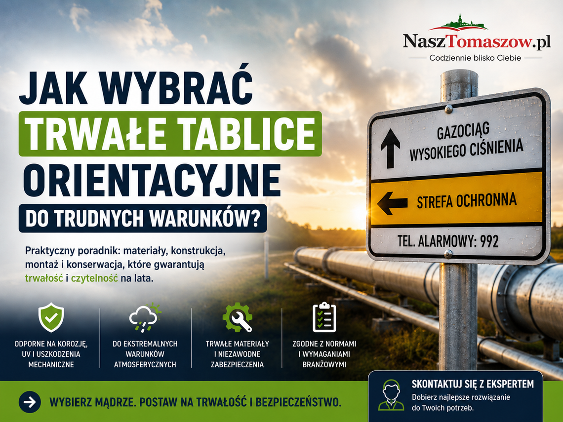 Jak wybrać trwałe tablice orientacyjne do trudnych warunków?