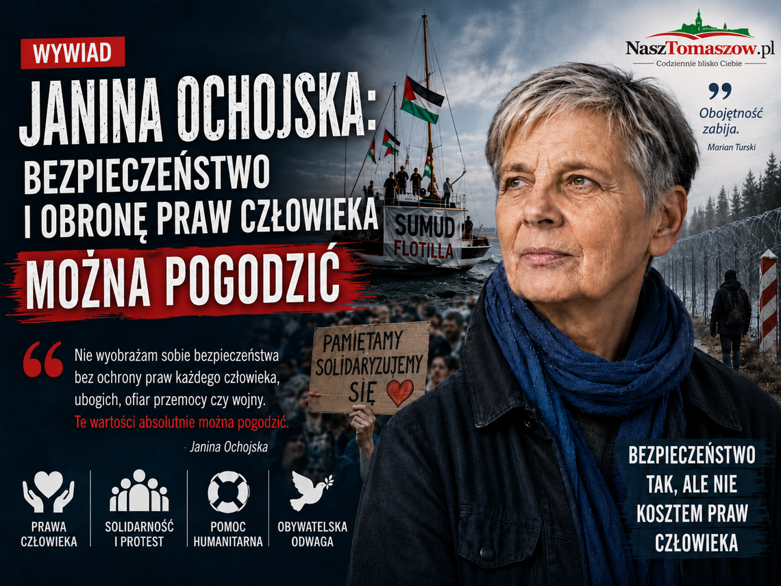 Janina Ochojska: bezpieczeństwo i obronę praw człowieka można pogodzić (wywiad)