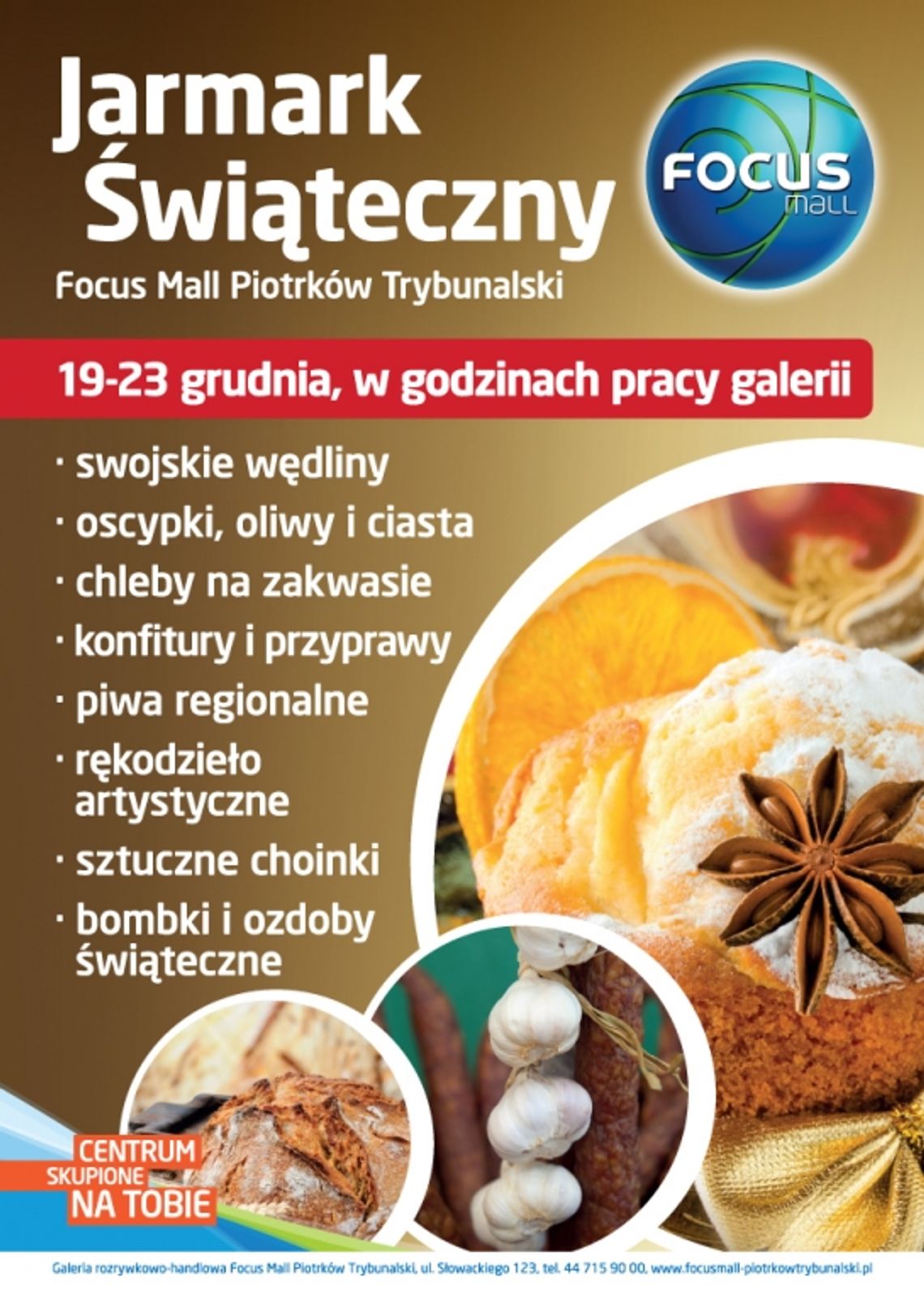 Jarmark Świąteczny w galerii Focus Mall Piotrków Trybunalski