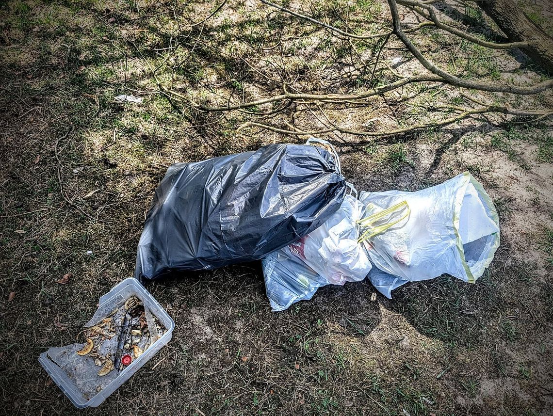 Jedni śmiecą, inni sprzątają