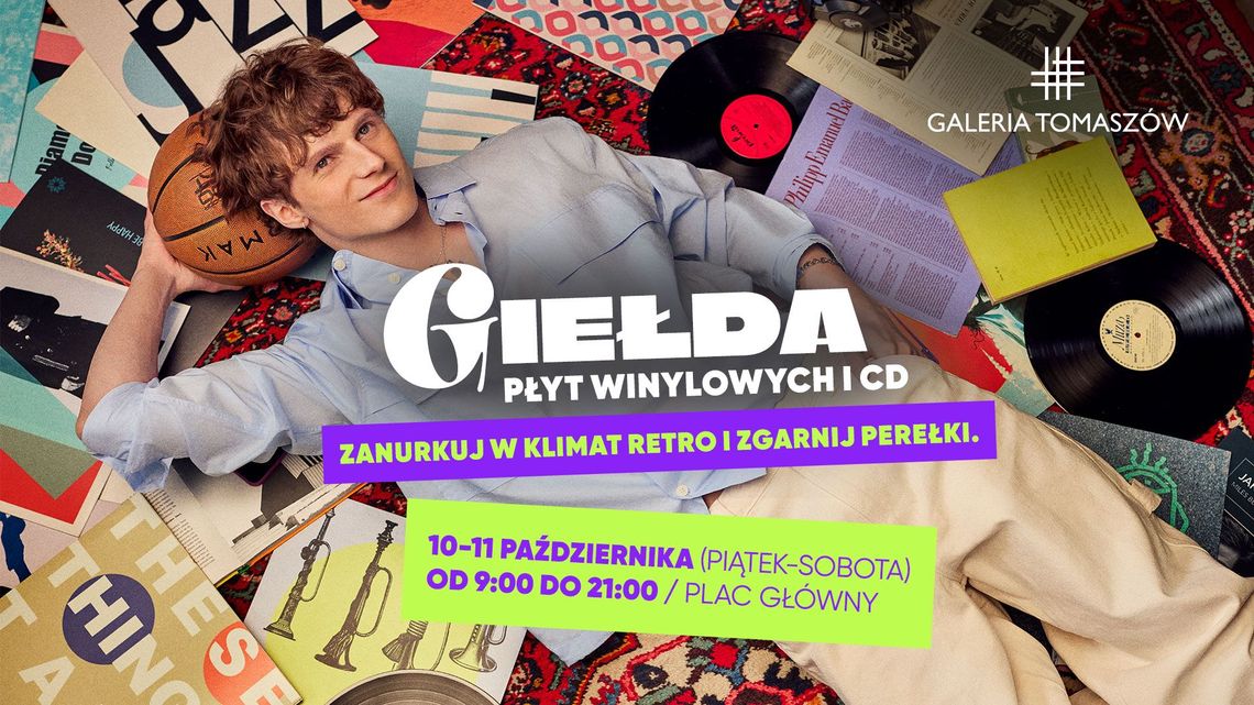 Jesienna Giełda Płyt Winylowych i CD w Galerii Tomaszów