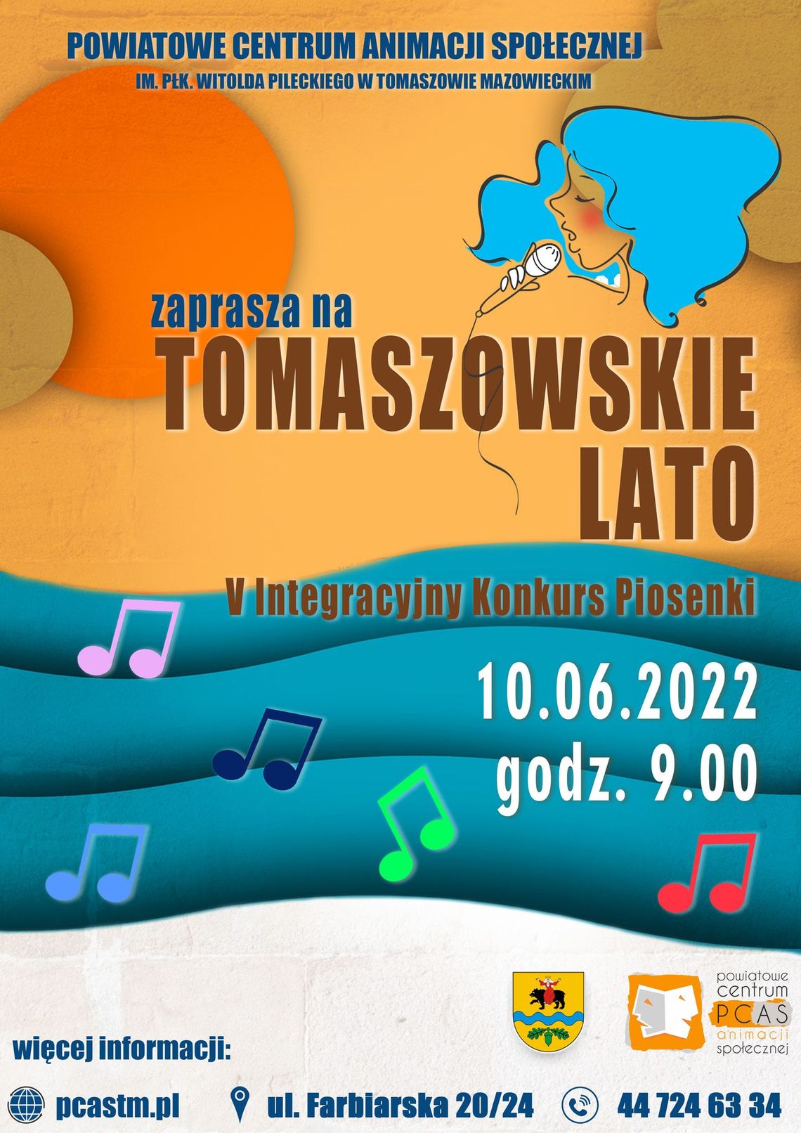Jubileuszowy Integracyjny Konkurs Piosenki „Tomaszowskie Lato” już  piątek