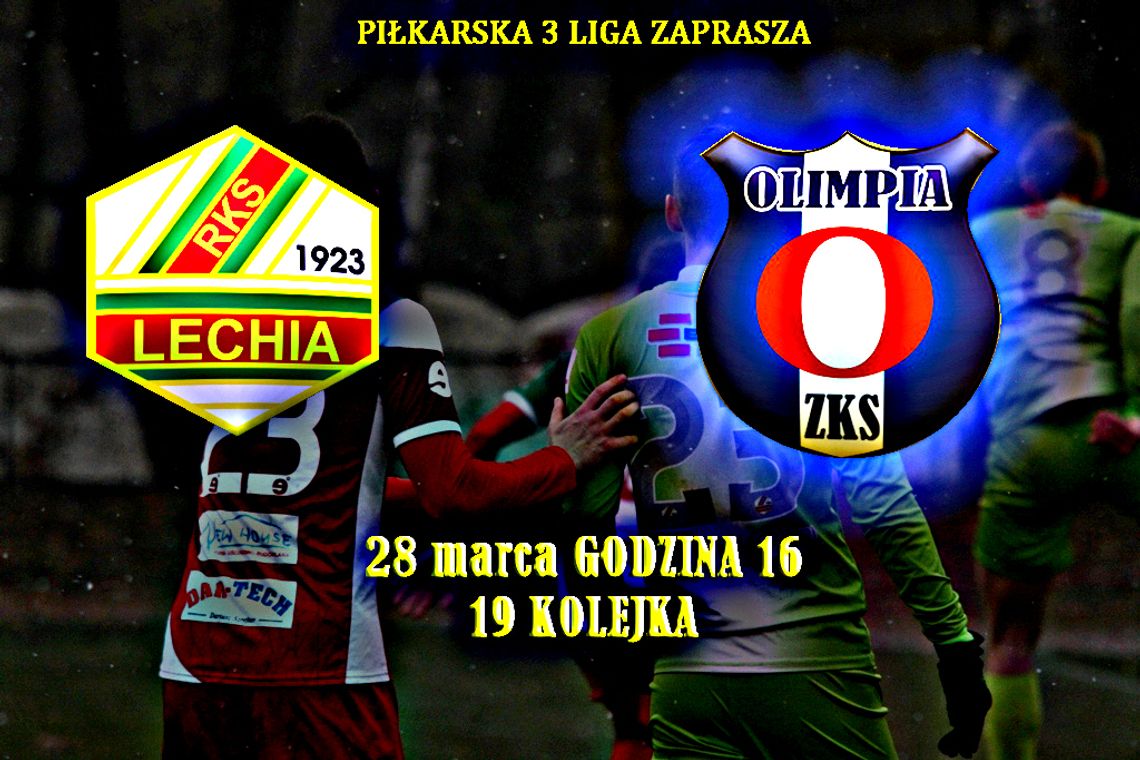 Już dziś mecz z Olimpią o ligowe punkty