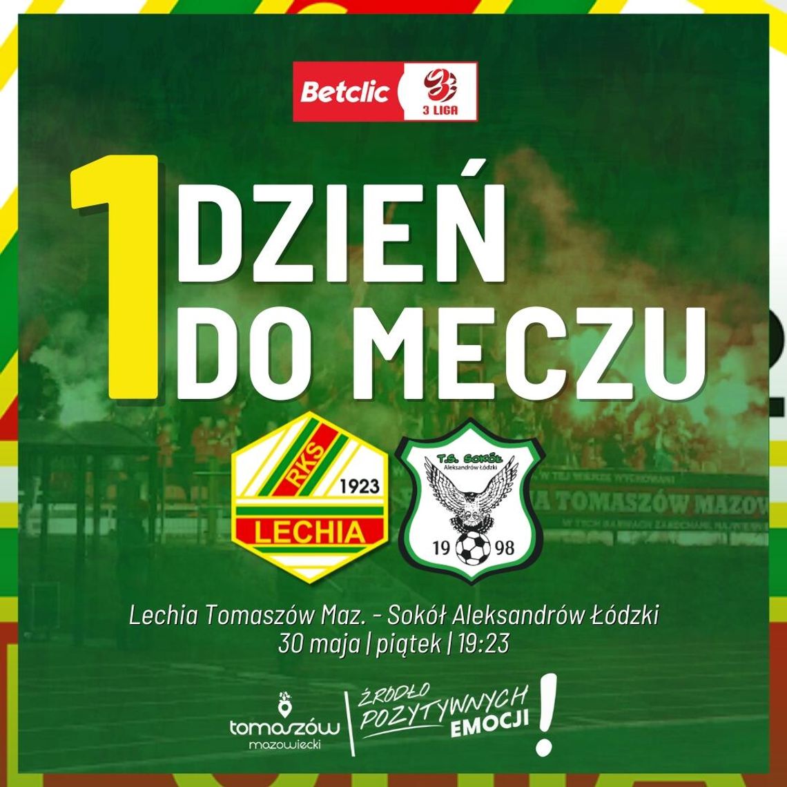 Już jutro kolejny mecz tomaszowskiej Lechii