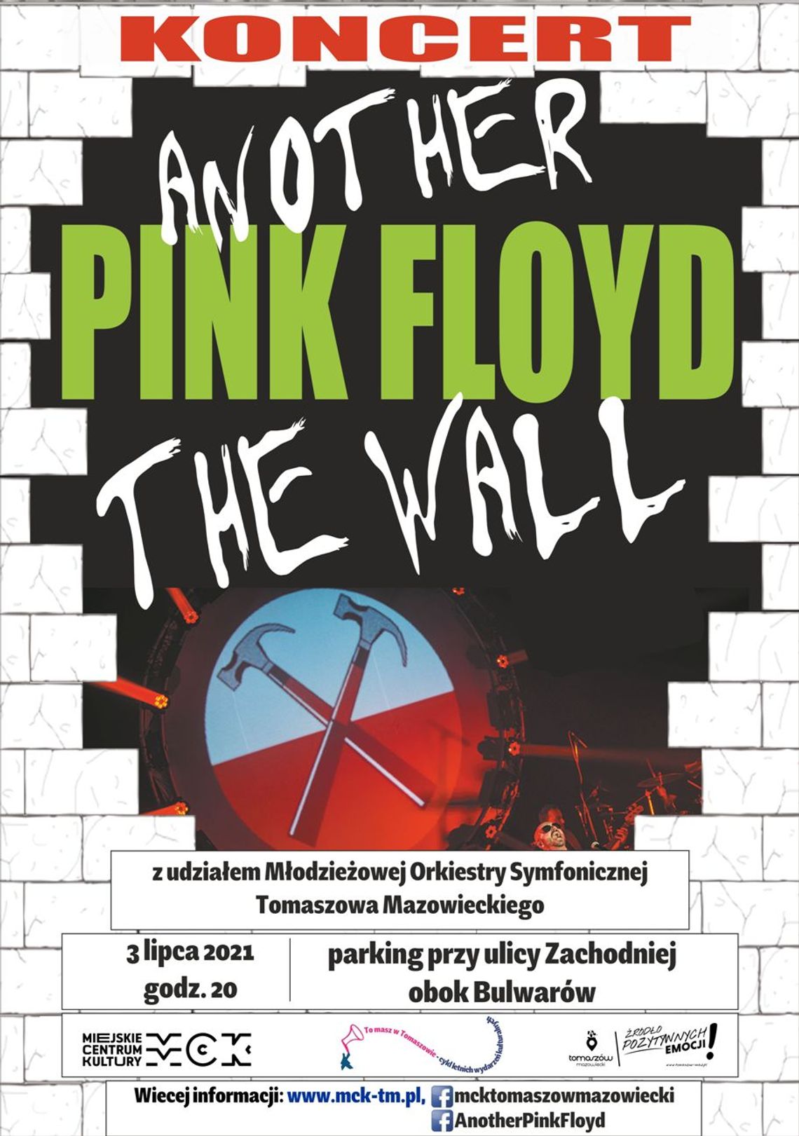 Już w tą sobotę  3 lipca Koncert Another Pink Floyd