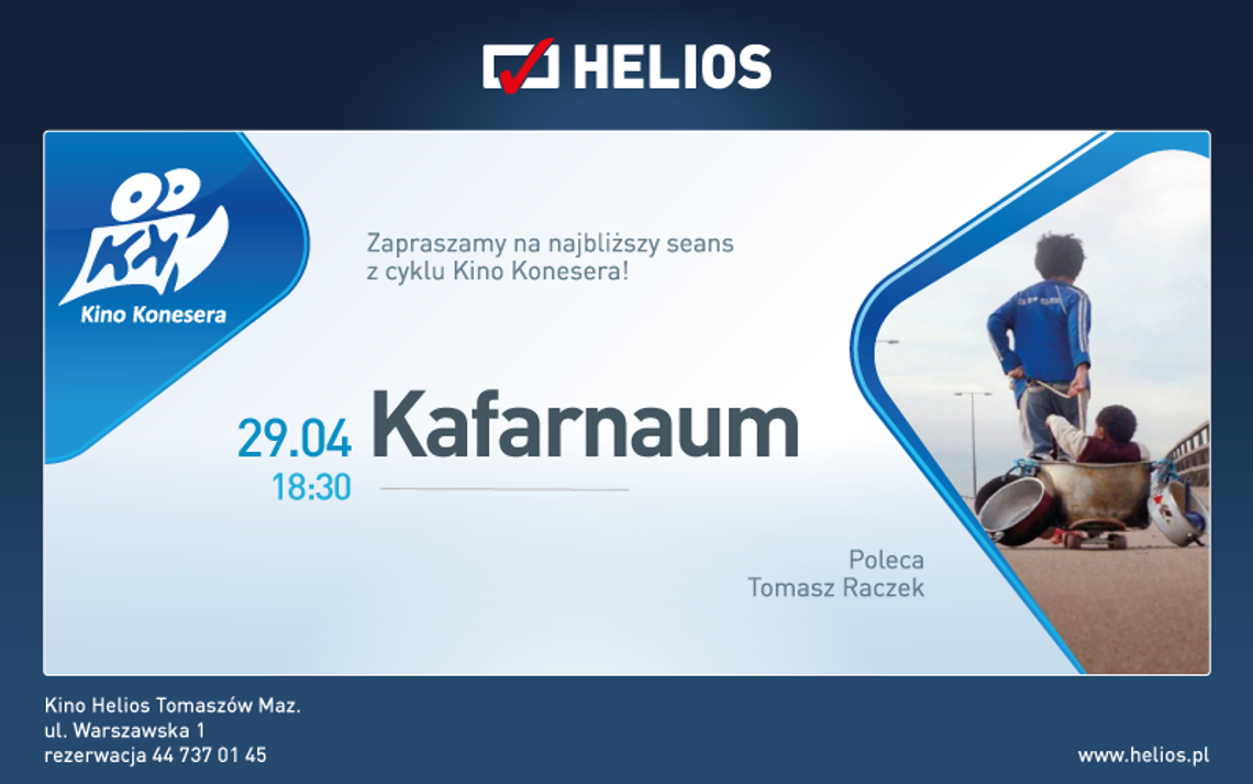 „Kafarnaum” seans w cyklu Kino Konesera „Kafarnaum” seans w cyklu Kino Konesera