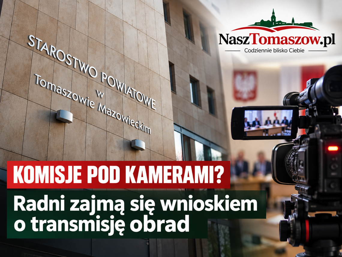 Kamery także na komisjach Rady Powiatu? Radni zajmą się wnioskiem o transmisję obrad