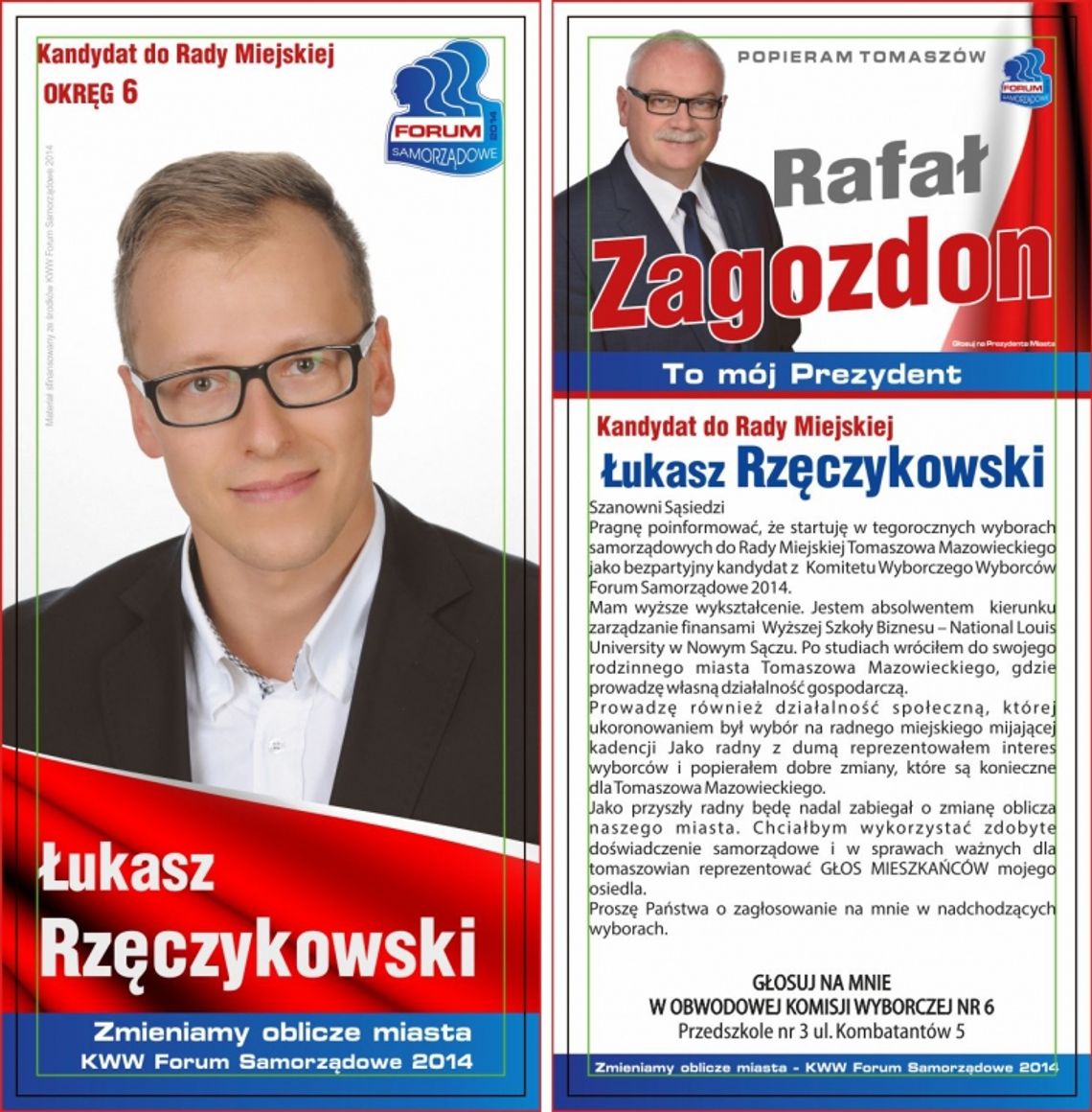 Kandydują z listy Prezydenta Kandydują z listy Prezydenta