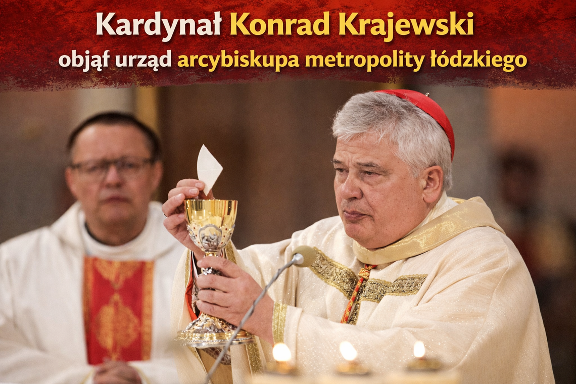 Kardynał Konrad Krajewski objął urząd arcybiskupa metropolity łódzkiego Kardynał Konrad Krajewski objął urząd arcybiskupa metropolity łódzkiego
