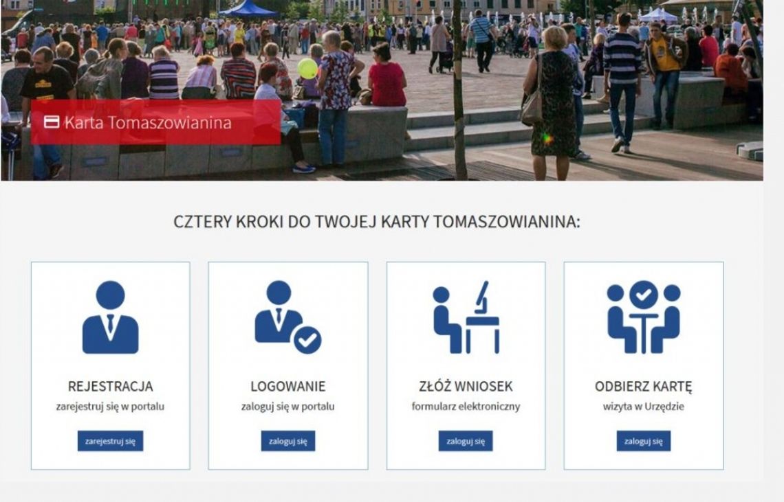 Karta Tomaszowianina. Złóż wniosek przed Internet