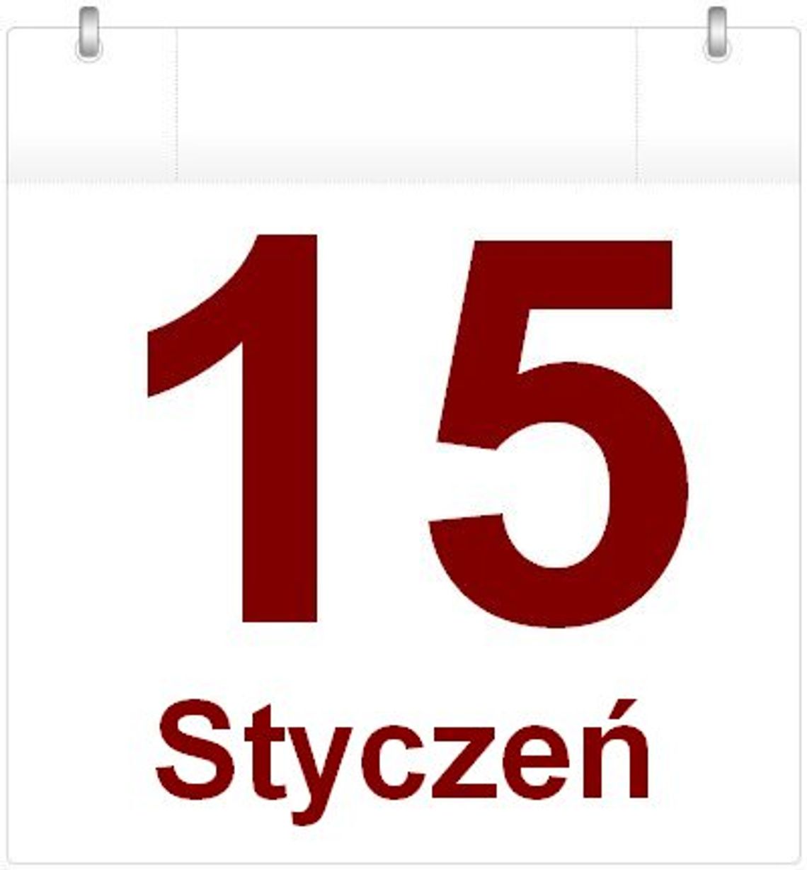 Kartka z kalendarza – 15 styczeń