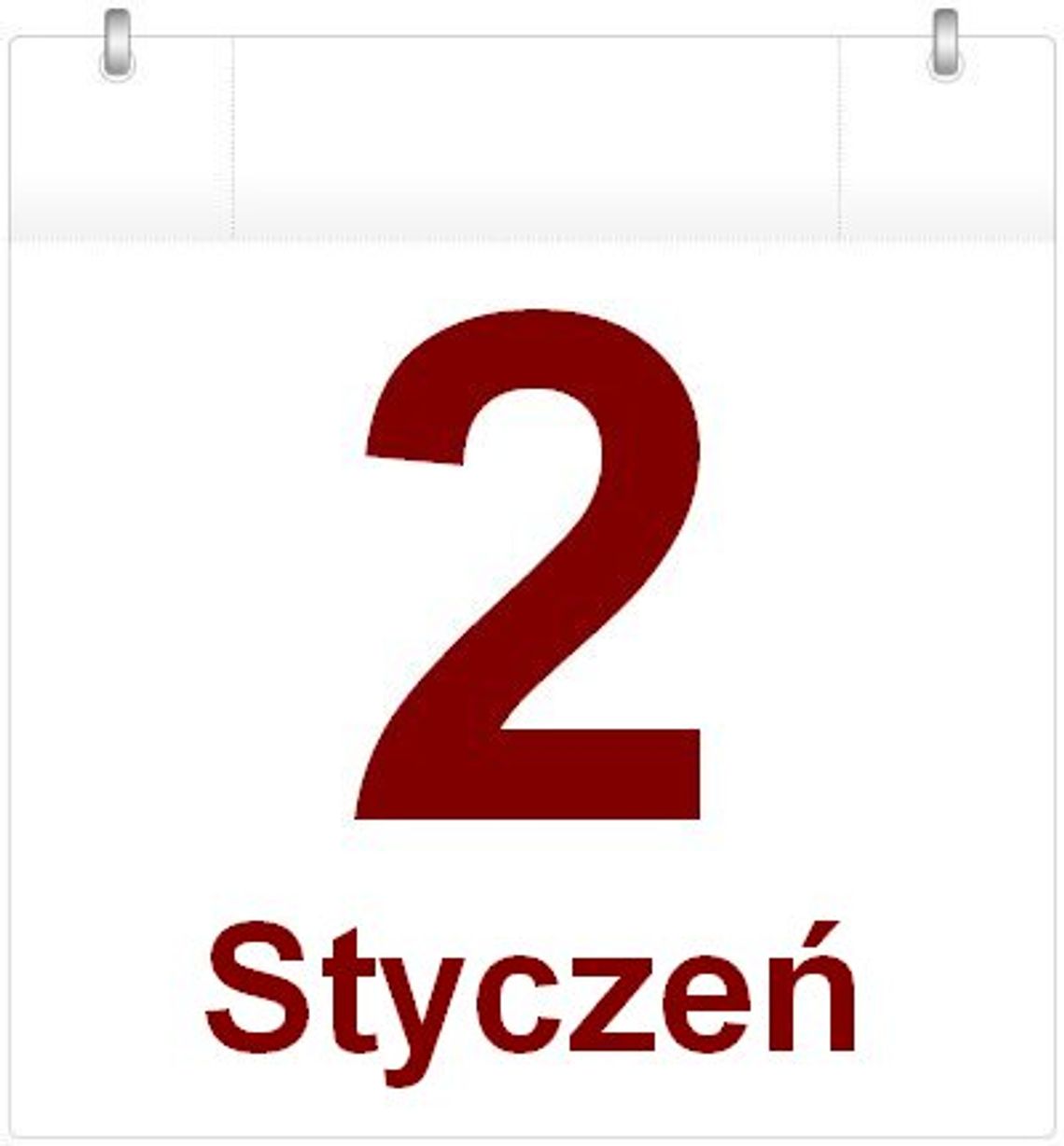 Kartka z kalendarza – 2 stycznia