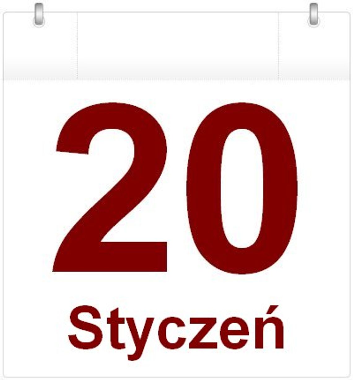 Kartka z kalendarza – 20 stycznia