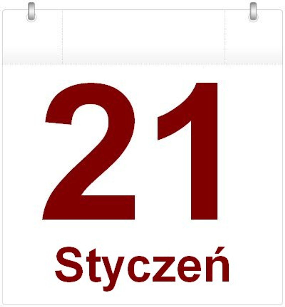 Kartka z kalendarza – 21 stycznia