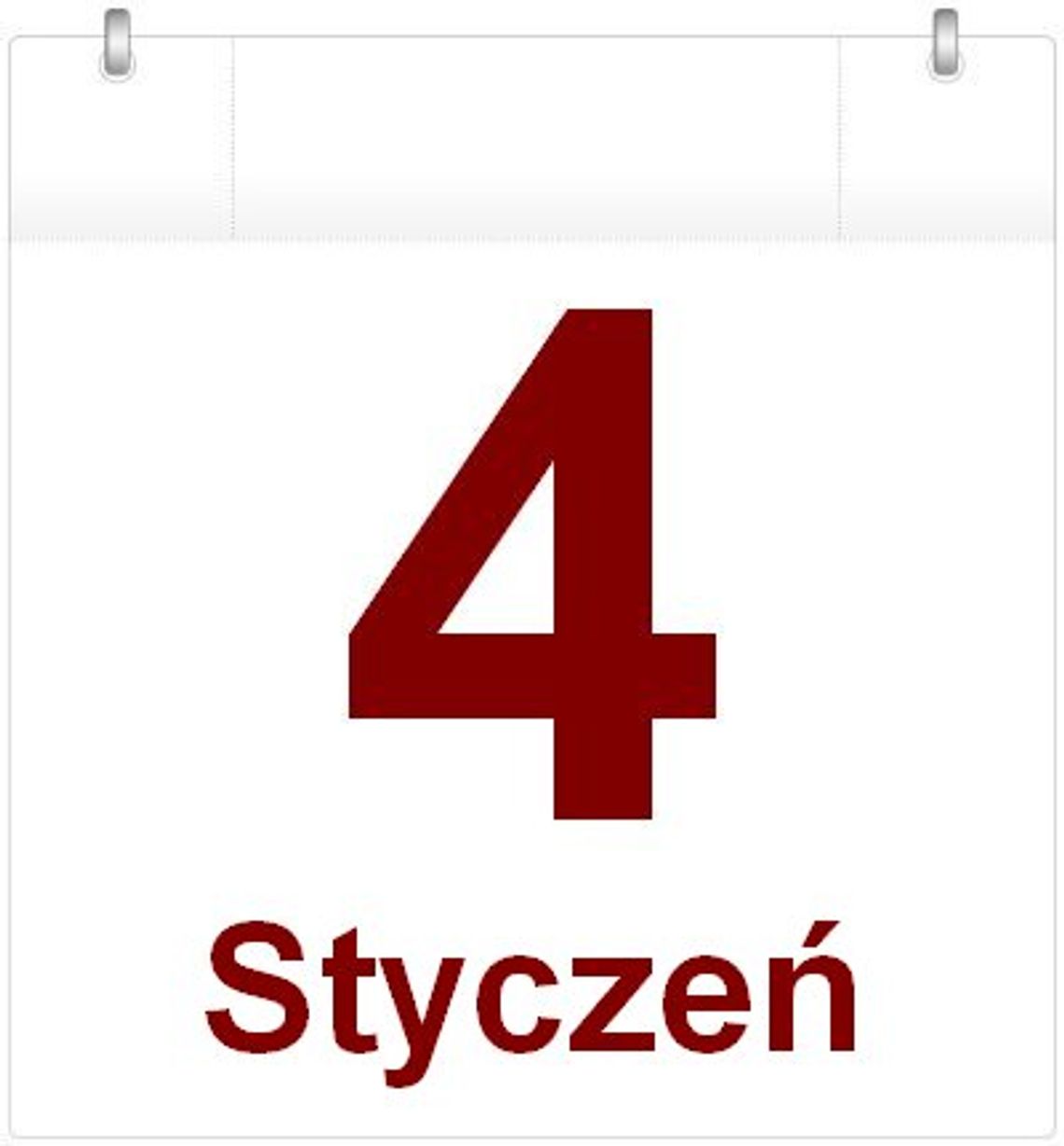 Kartka z kalendarza – 4 stycznia