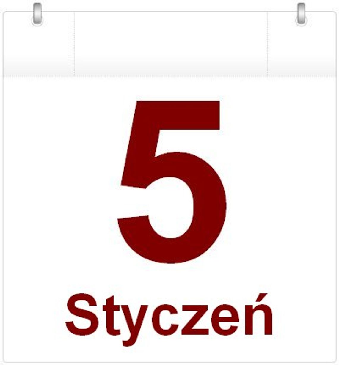 Kartka z kalendarza – 5 stycznia