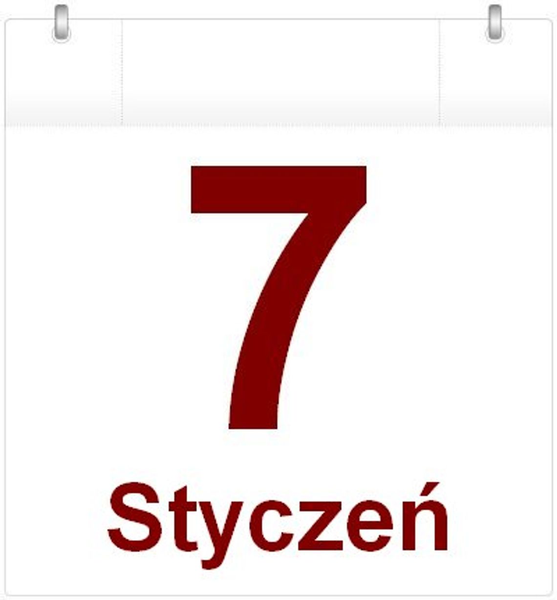 Kartka z kalendarza – 7 stycznia