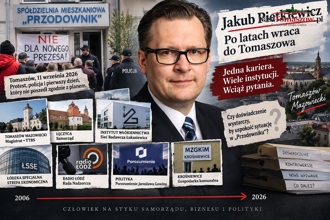 Kim jest Jakub Pietkiewicz, nowy prezes SM Przodownik? Po latach wraca do Tomaszowa